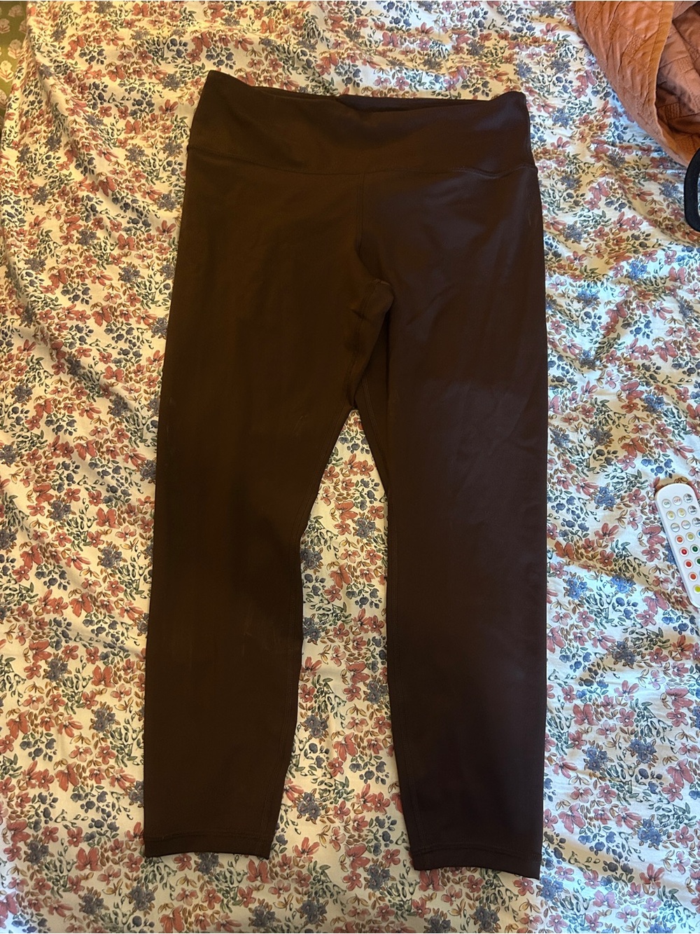 Athleta Chocolate Brown Elation 7/8 Training Tights